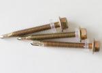 Hexagonal Flange Self Drilling Screws For Aluminium , Self Tapping Metal Screws