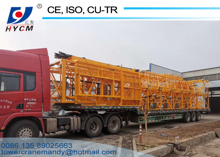 1.5ton Tip Load 160m Attaching Height Model Tower Crane 6tons Topless Tower Crane 800KN.m Self Climbing Crane