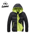 Long Sleeve Cotton Padded Jackets Zipper Utility Thicken Hooded Coat