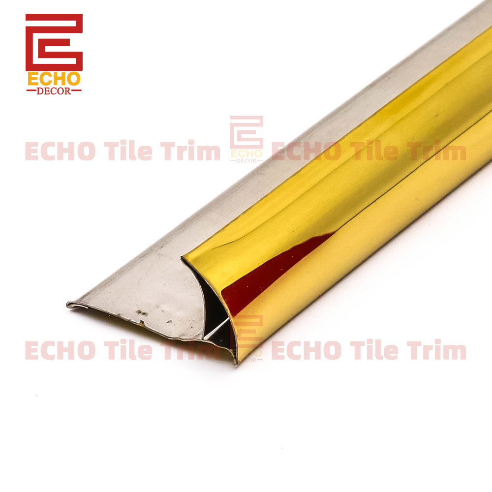 round edge stainless steel tile trim