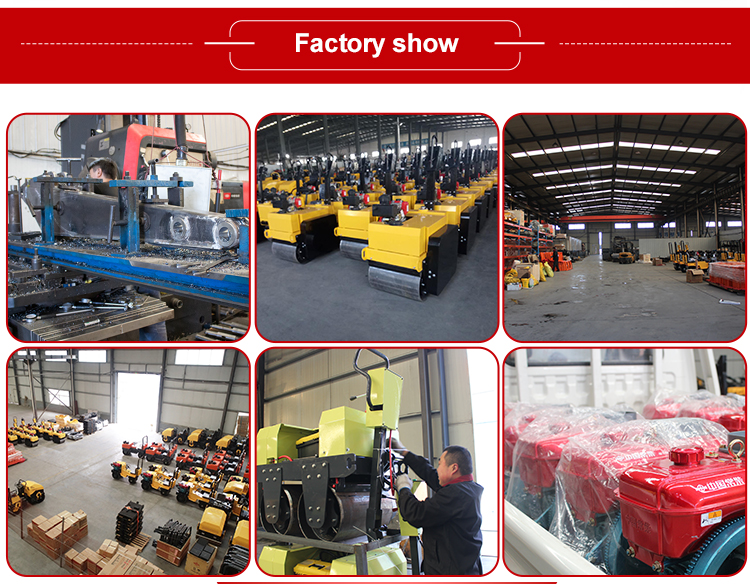 EPA Engine 1 Ton Vibratory Road Roller for High Operating Efficiency in Road Compaction