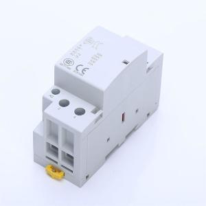 Quality 2NO Din Rail AC Household Modular Contactor 2P 63A 220V 230V 50 / 60Hz NO NC wholesale