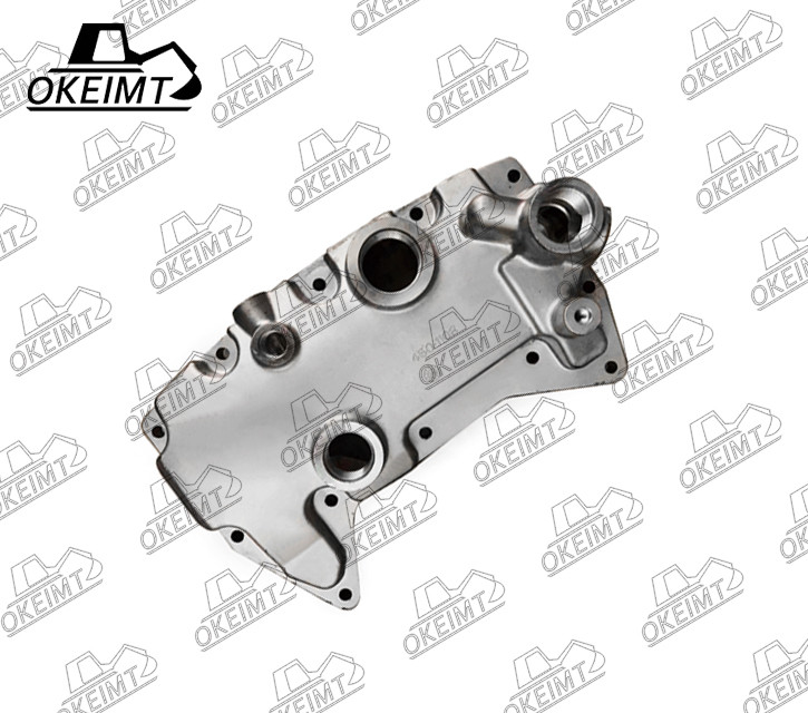 Aluminum 2097291 Diesel Engine Spare Parts Oil Cooler Cover For Cate C9.3