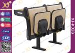 Oval Steel Tube Folding School Desk And Chair , Classroom Desks And Chairs