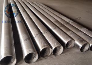 Quality 304 Grade Johnson Stainless Steel Screen Vee Wire Screen 5800mm Length wholesale