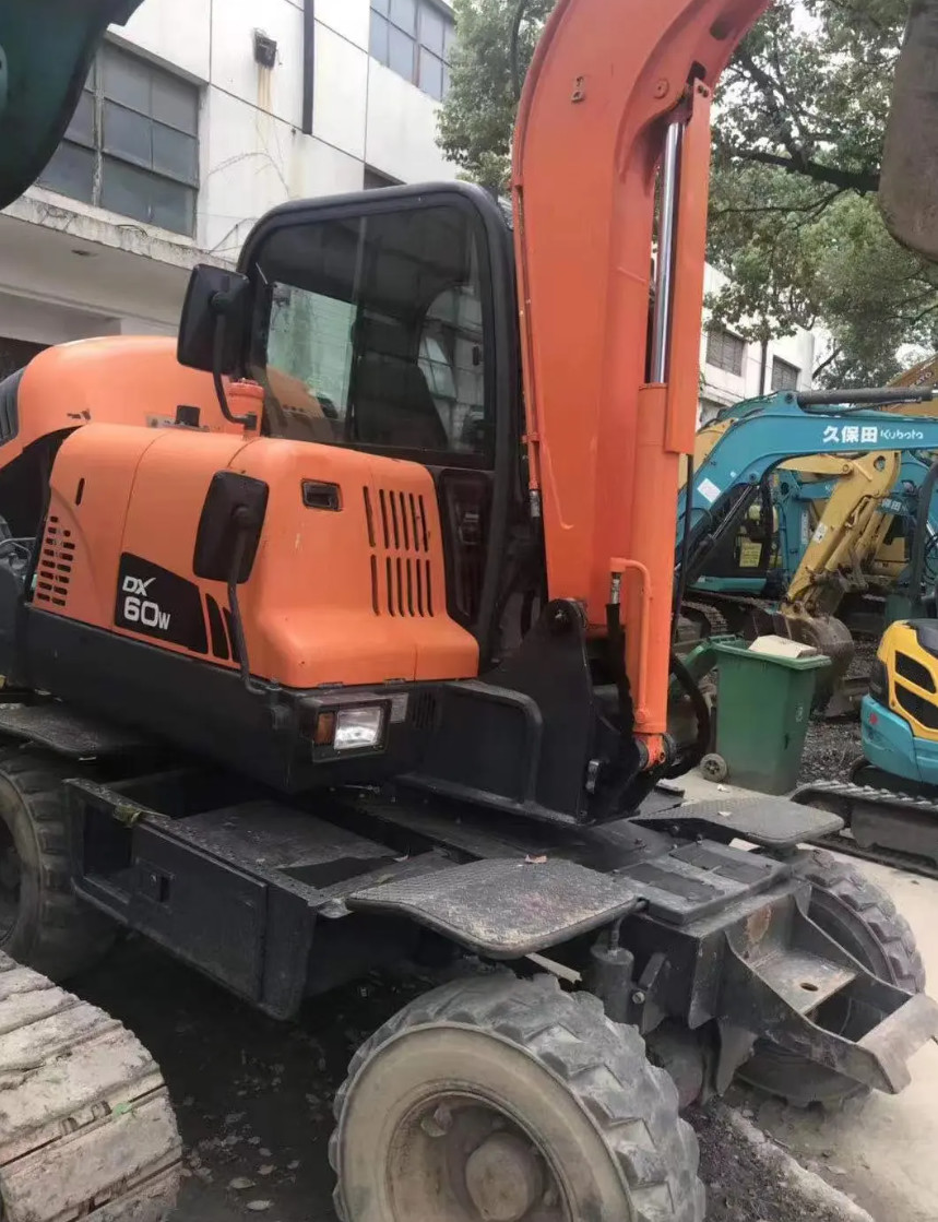Second Hand Doosan EX60W 2018 Year Wheeled Excavator