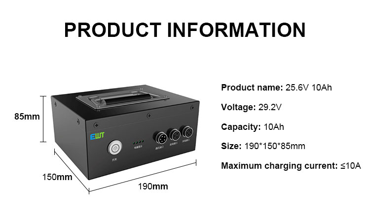 25.6v 10ah Lithium Ion Phosphate Battery 32650 Lifepo4 Battery