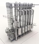 Concentrated Juice Three Effect 0.25Mpa Falling Film Evaporator