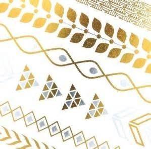 Quality Gold Metallic Temporary tattoo wholesale