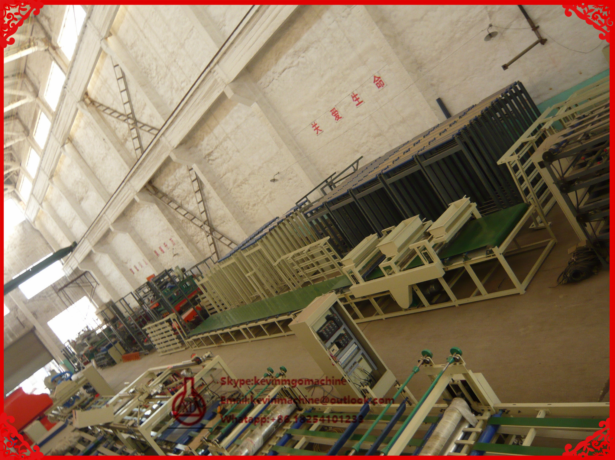 Door Making Machines for Fireproof MgO Sandwich Panel / Fiber Cement Board