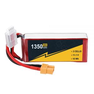 Quality 11.1V 3s1p RC Boat Battery 1350mAh 100C With Overcharge Protection wholesale