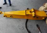 Telescopic Excavator Boom Arm , Long Reach Excavator Booms 15500 Mm Length