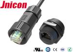 M19 Screw Locking PA66 Nylon Cat5e RJ45 Waterproof Connector