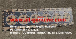 Quality CUMMINS 3938267 GASKET MINING TEREX NHL DUMP TRUCK TR35 TR50 TR60 TR100 3305B 3305F 3303 3307 TR45 TR70 MT4400 CUMMINS wholesale