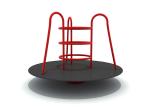 Sturdy Outdoor Rotating Playground Equipment High Temperature Baking Finished