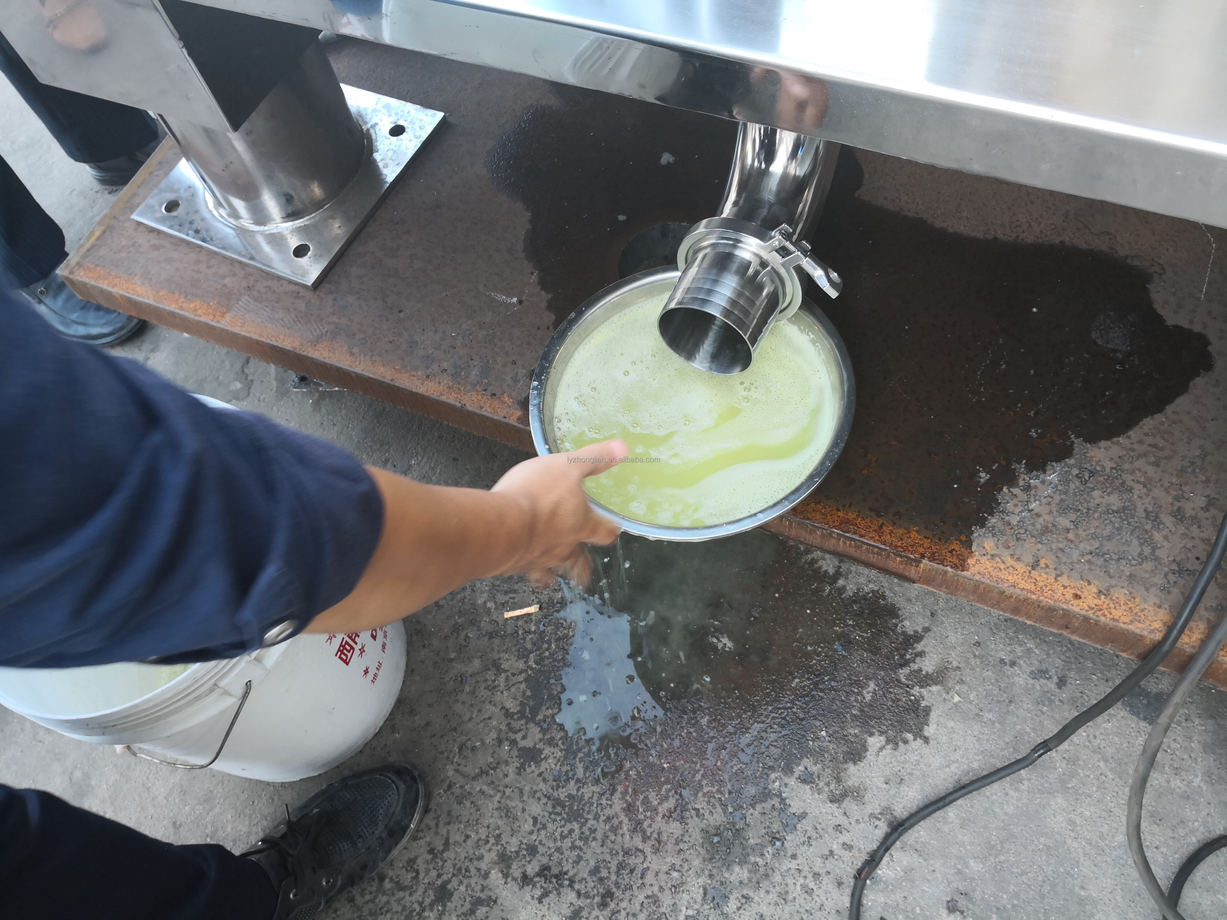 Separator of drum centrifugal type PGZ filter machine manual loading and unloading centrifuge
