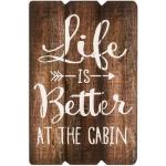 Decorative Vintage Wall Sign Sayings , Wood House Signs And Plaques ODM / OEM
