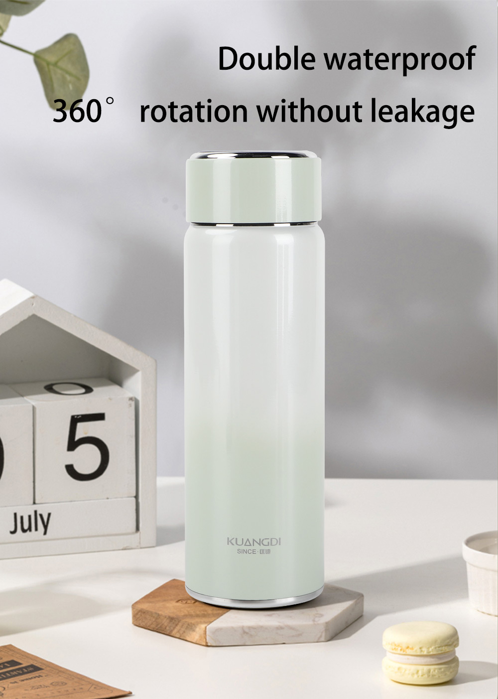 High Quality Stainless Steel Compact Convenient and Long Term Heat Preservation Intelligent Temperature Display Cup
