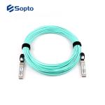 AOC 40G OM3 Fiber Optic Cable QSFP+ To 4 Duplex LC 3.0 Mm Diameter