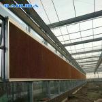 Paper Wet Curtain Cooling System Silver Negative Pressure Fan High Efficiency
