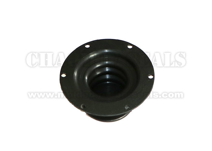 DN60 x H 30mm High Tear Resistance Black Buna-N NBR Rubber End Caps for Air Compressor Machine