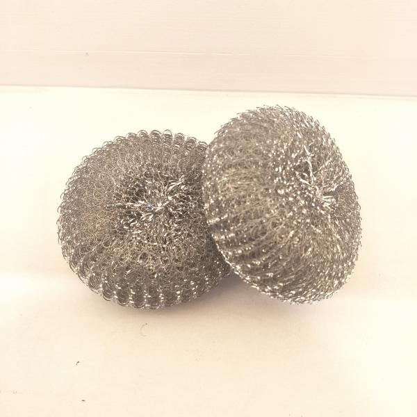 Long Lasting Stainless Steel Scouring Ball , Helical Structure Galvanized Steel