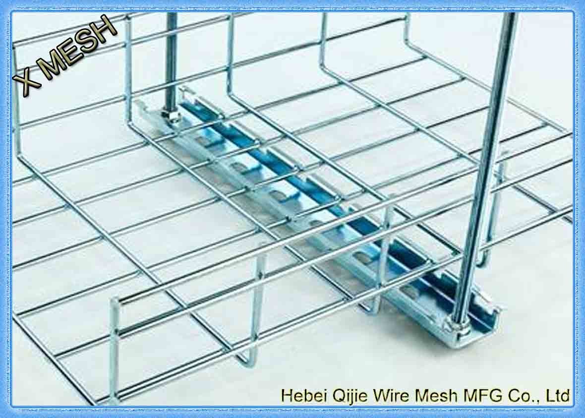 Medium Duty Metal Wire Mesh , Aluminum Wire Mesh Cable Tray Hot Dipped Galvanized