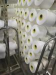 Regenerate Polyester Spun Yarn Raw White 30S/3 Manufacturer Supply