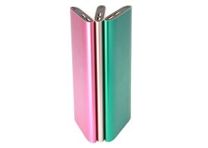 Quality Ultra Thin Slim Metal Power Bank 10000mAh With Color Printing Logo wholesale