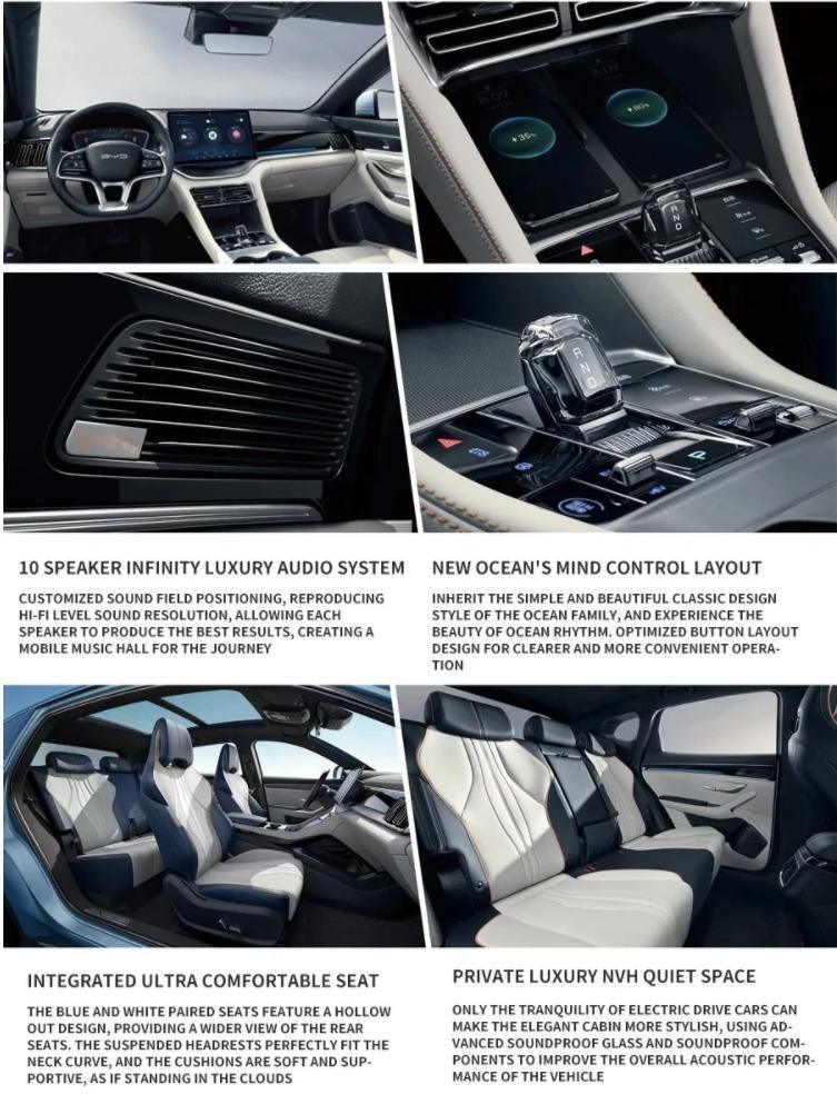 New Energy LHD SUV Byd Song Plus Dm-I EV Flagship Hybrid Vehicles 2024 Byd Song Plus Champions Edition Dm-I 110km