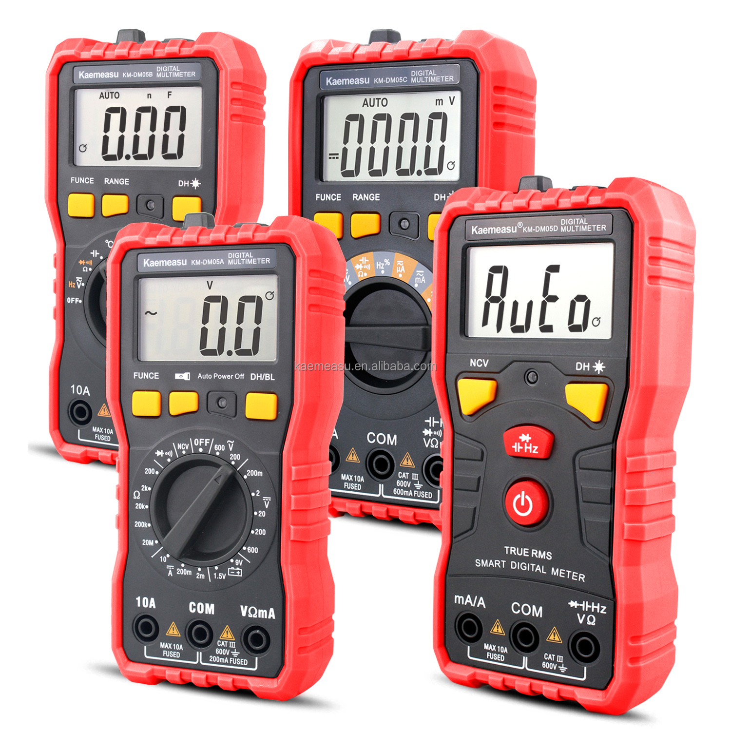 Mini Smart Multimeter DC/AC Precision Capacitance Ncv Ohm Hz Tester True-rms Electrician Digital Multimeter