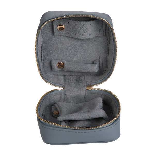 Small Size Leather Jewelry Bag Portable Velvet Interior Material Gift Packaging