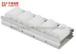 White Color Sliding Door Roller Wheels Galvanized Steel Frame Material