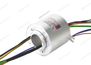 Quality OEM / ODM Megabit Ethernet Slip Ring Through Hole 50mm Combined Electrical Swivel wholesale