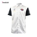 Summer Racing Men's Polo Shirt with Contrast Panel Side Panels and Sportswear