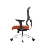 Polished Ergonomic Office Drafting Chair 340mm Nylon Base Height Adjustable