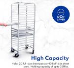 Rk Bakeware China Foodservice 36527 Commercial 10 Tier Aluminum Sheet Pan Rack