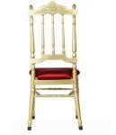 Contemporary Aluminum Gold Chiavari Chairs With Cushions 5cm