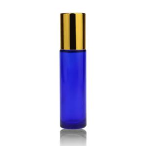 Quality OEM ODM Personal Care 10ml Roll On Bottles Blue Glass For Essential Oil wholesale