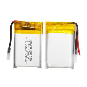 Quality Li Polymer Rechargeable Polymer Battery Pack 3.7V 450mAh wholesale