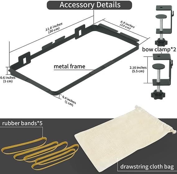 Outdoor Garbage Support Metal Garbage Plastic Bag Holder Door Back Type Rubbish Bag Frame