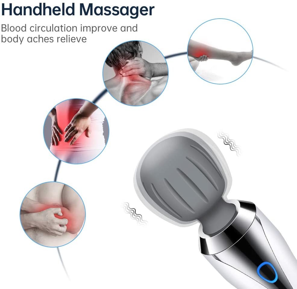 Magic Electronic Wand Neck Massager Portable USB Charging 2200mAh