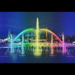 ater fountain with led lights