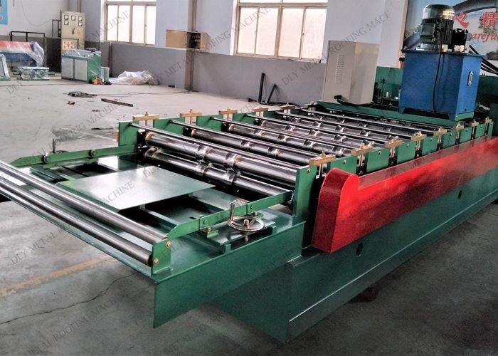 PPGI Metal Roofing Machine Plc Automatic 15m/Min Speed