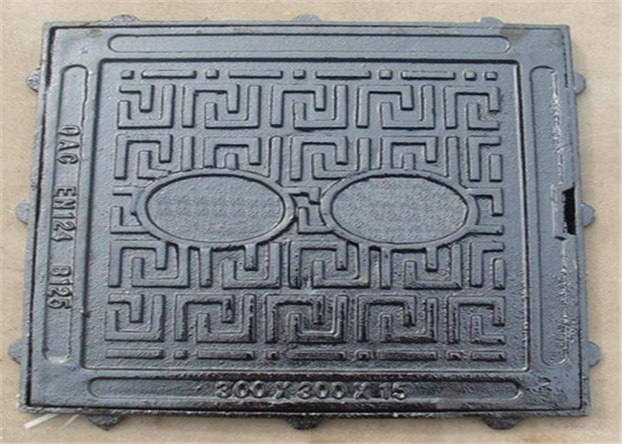 250X250 Square Drain Grate Covers Ductile Iron With EN124 D400 C250 B125