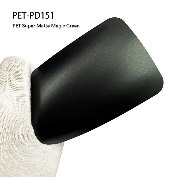 PET-PD151 PET Super Matte Magic Green Color Car Vinyl Sticker Paint Protection