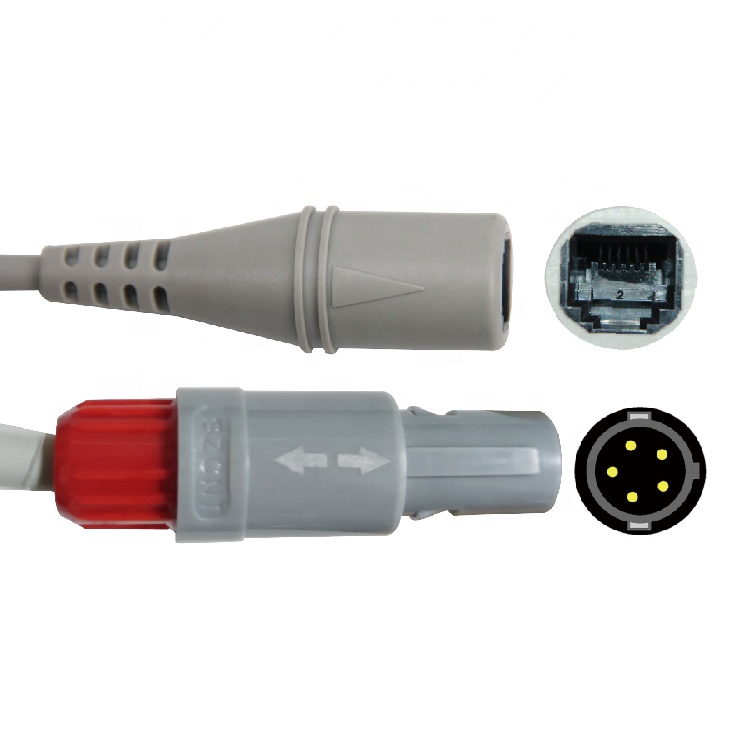 CSI Criticare Blood Pressure Monitor To Smiths IBP Cable 3.2 Meter