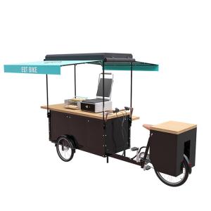 Quality Large Storage Burger Food Cart Electric With 250w Rear Wheel Motor wholesale