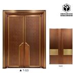 Luxury Golden Aluminum Garden Gate Front Side Gate Aluminium