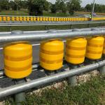 Road Safety Essential Two Roller Safety Traffic Guardrail for Highway Protection